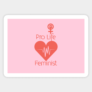 Pro Life Feminist Sticker